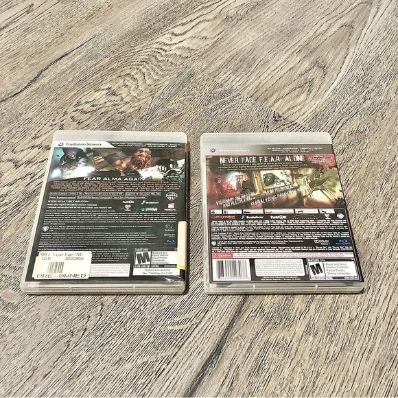 Playstation 3 (PS3) Fear 2 Project Origin & 3 Video Game Lot - Complete Tested - Picture 4 of 4